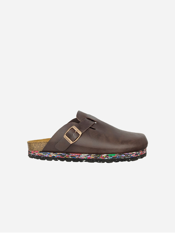 Nuo Unisex Vegan Leather Clogs | Truffle