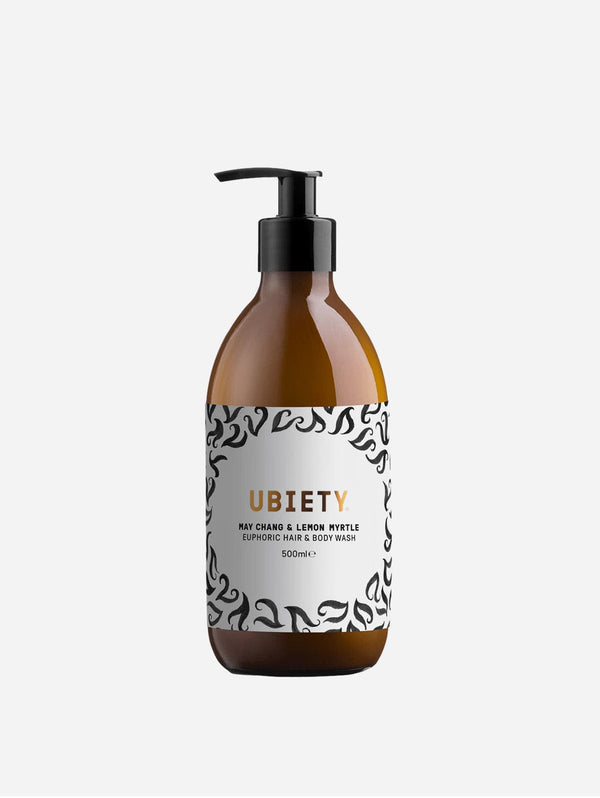 Ubiety Euphoric Hair & Body Wash | May Chang & Lemon Myrtle 500ml