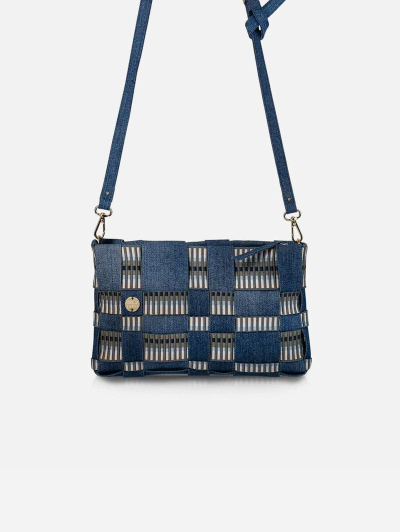 Stelar Uma Denim Crossbody Bag | Blue