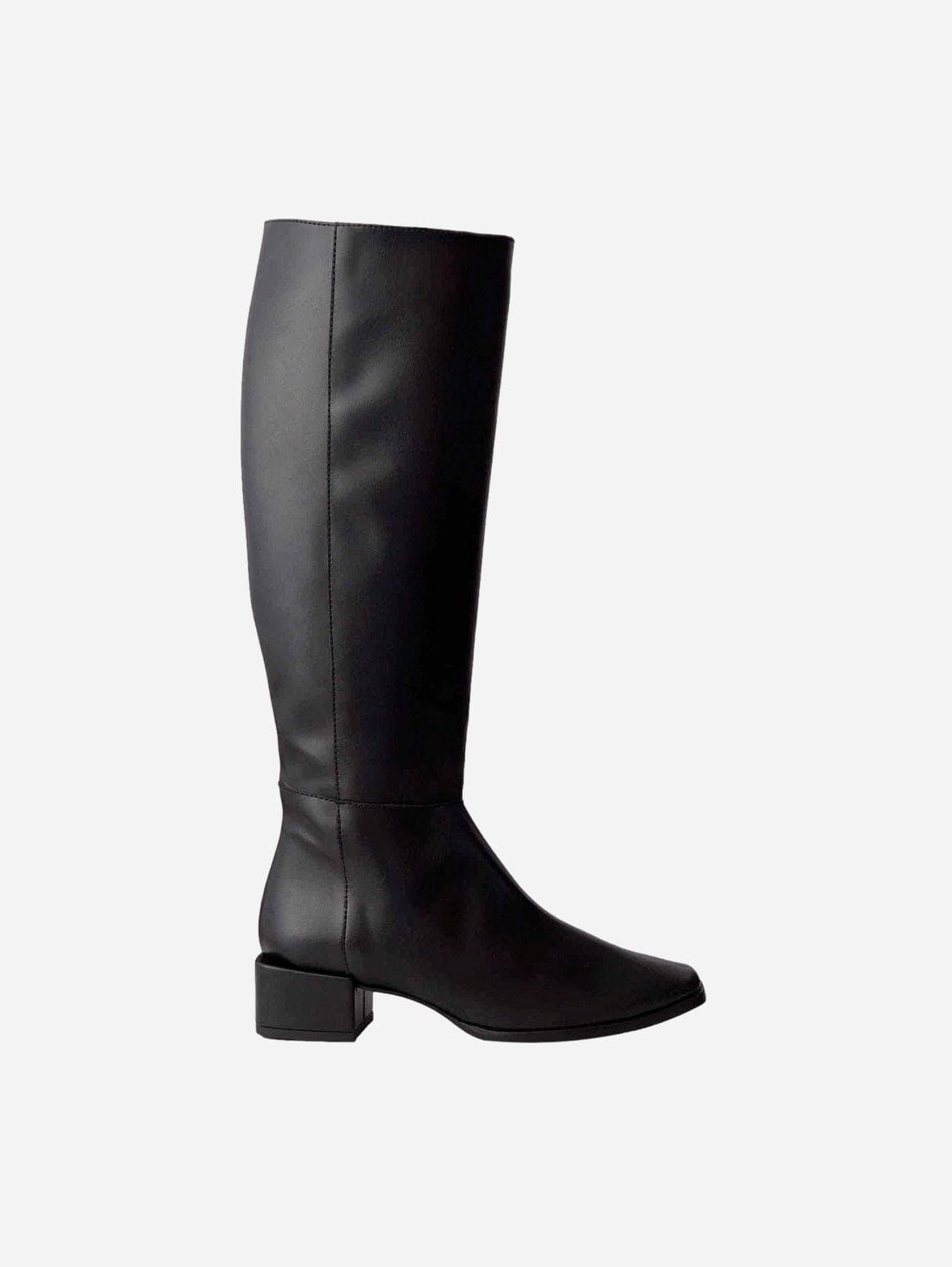Village Vegan Leather High Boots | Black – Immaculate Vegan