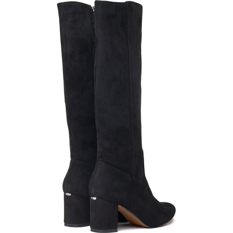 V.GAN Avocado Women's Vegan Suede Knee High Boots | Black