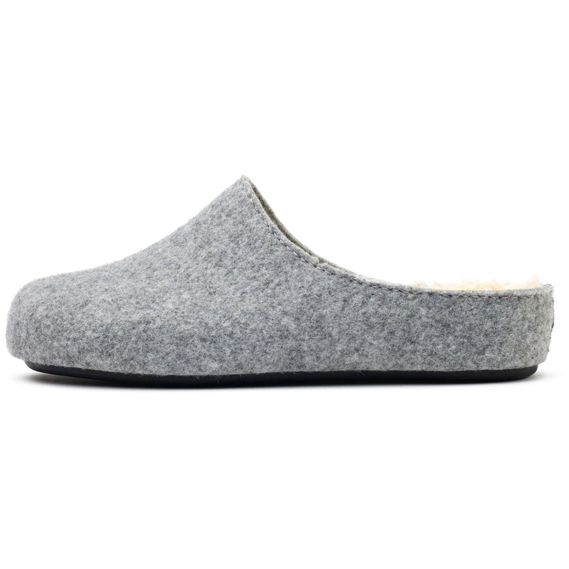 V.GAN Date Men's Vegan Mule Slippers | Light Grey