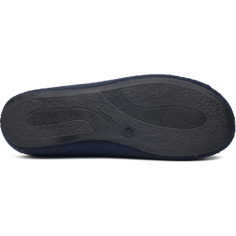 V.GAN Date Men's Vegan Mule Slippers | Navy