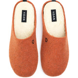 Immaculate Vegan - V.GAN Date Men's Vegan Mule Slippers | Orange