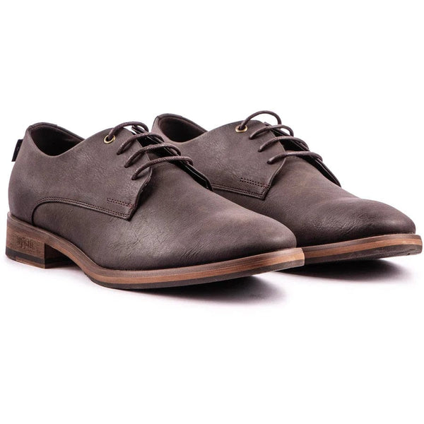 V.GAN Oatmeal Men's Vegan Leather Derby Shoes | Brown