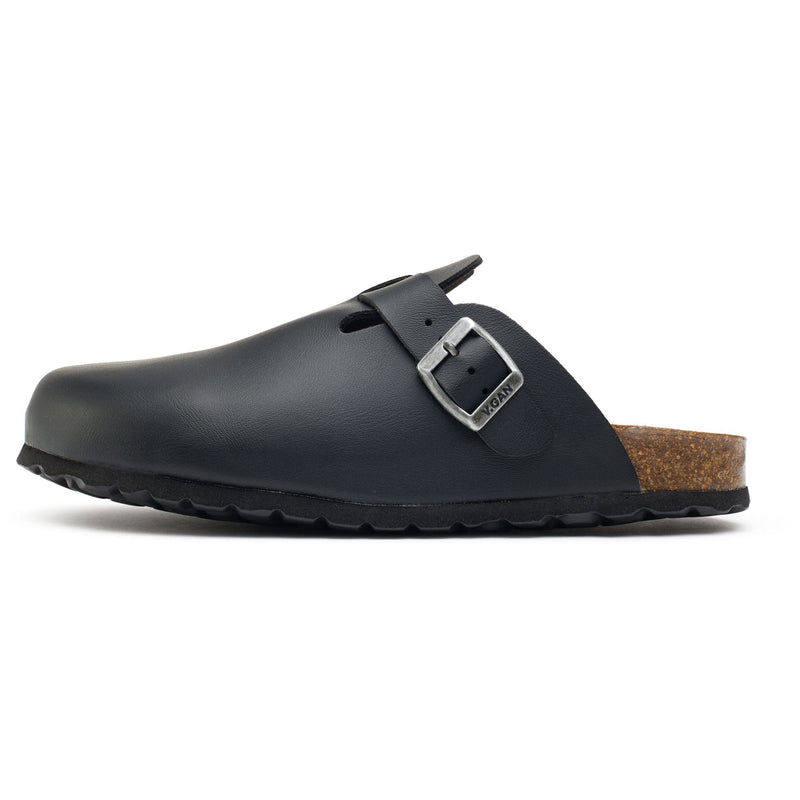 V.GAN Taro Comfort Men's Vegan Footbed Slippers | Black