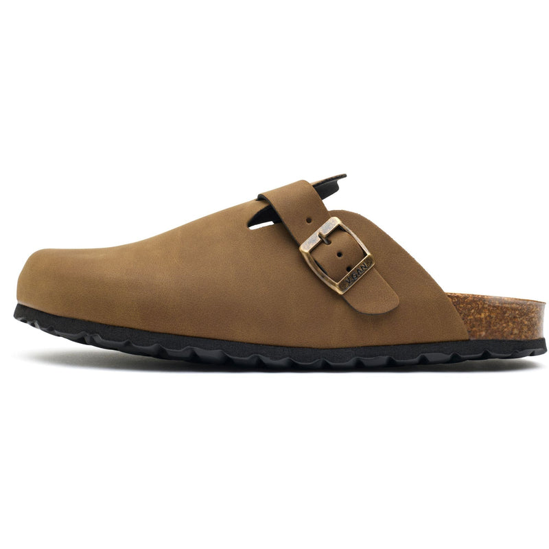 V.GAN Taro Comfort Men's Vegan Footbed Slippers | Brown