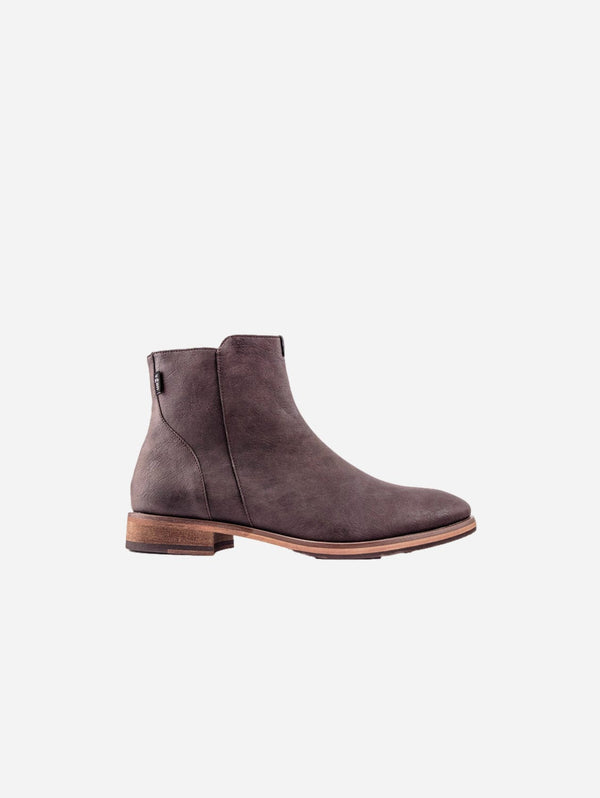 Brown Vegan Boots - Ankle, Chelsea, Heeled, Flat