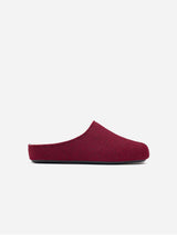 Immaculate Vegan - V.GAN Date Women's Vegan Mule Slippers | Burgundy UK3 / EU36 / US5