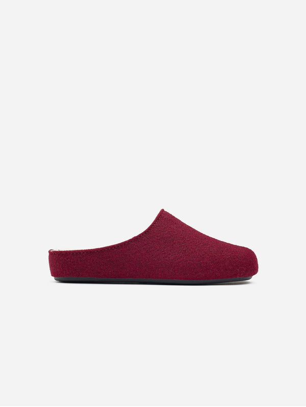 V.GAN Date Women's Vegan Mule Slippers | Burgundy UK3 / EU36 / US5