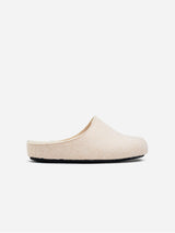 Immaculate Vegan - V.GAN Date Women's Vegan Mule Slippers | Cream UK3 / EU36 / US5