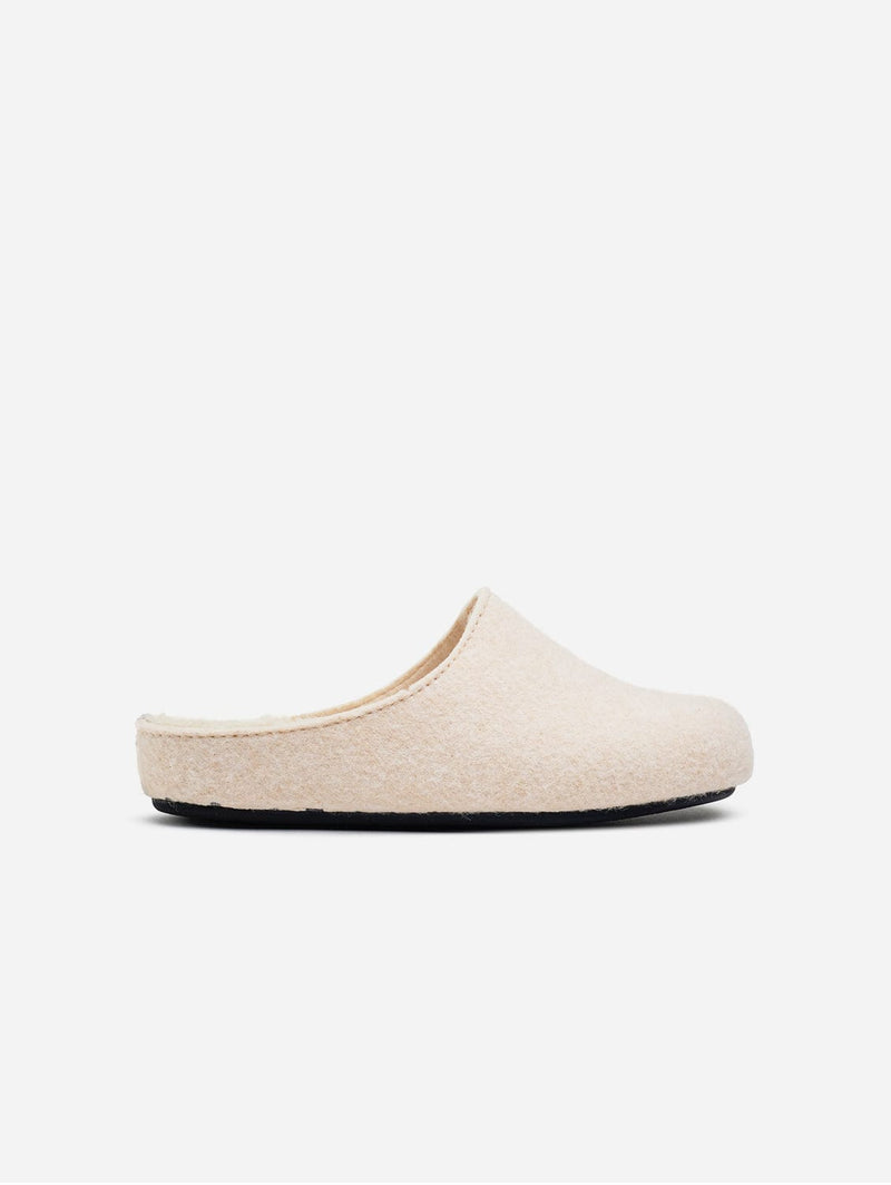 V.GAN Date Women's Vegan Mule Slippers | Cream UK3 / EU36 / US5