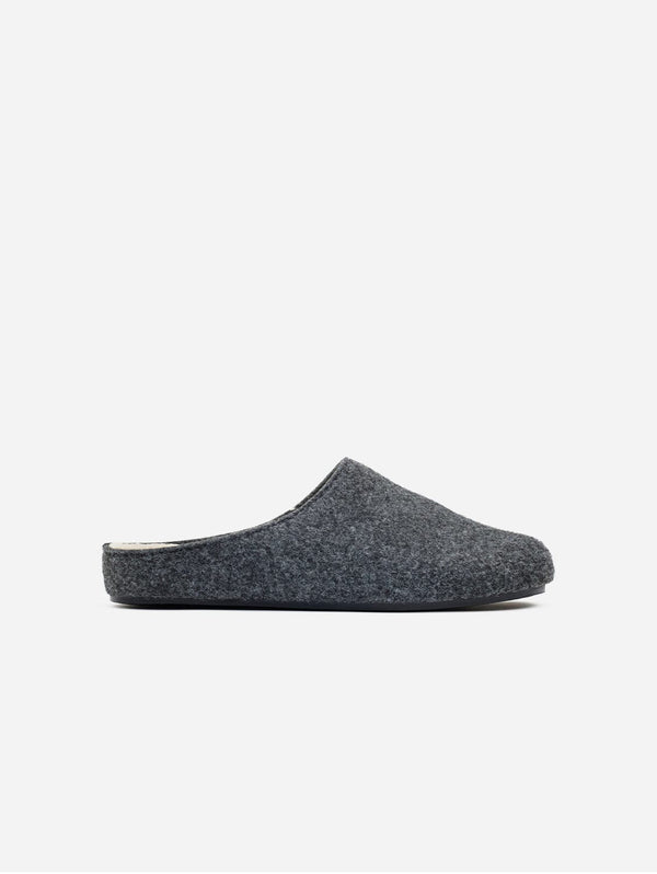 V.GAN Date Women's Vegan Mule Slippers | Dark Grey UK3 / EU36 / US5