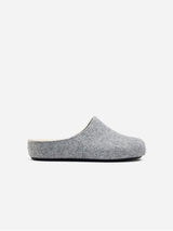 Immaculate Vegan - V.GAN Date Women's Vegan Mule Slippers | Light Grey UK3 / EU36 / US5