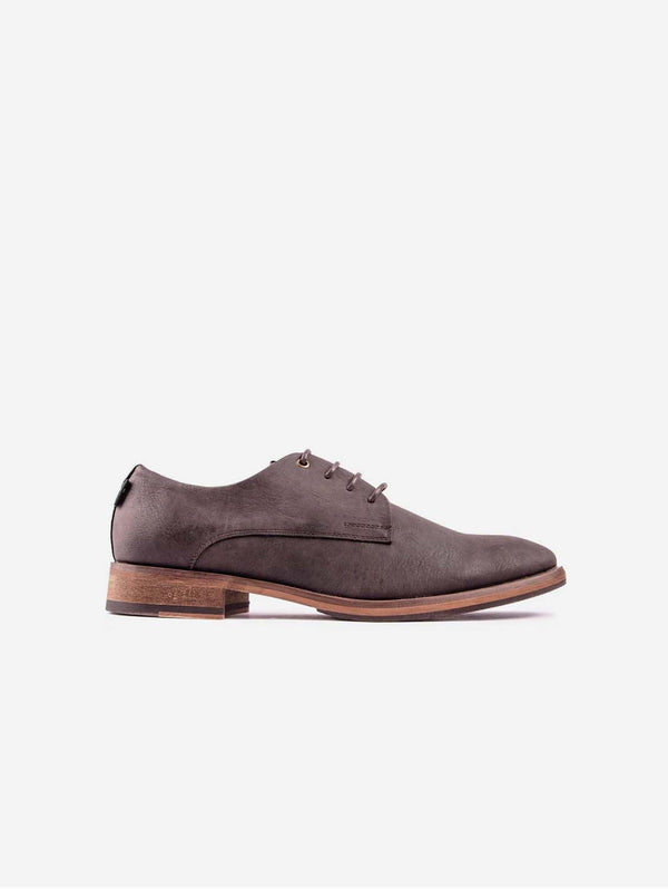 V.GAN Oatmeal Men's Vegan Leather Derby Shoes | Brown UK6 / EU40 / US7