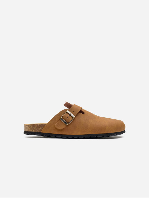 V.GAN Taro Comfort Men's Vegan Footbed Slippers | Tan UK6 / EU40 / US7