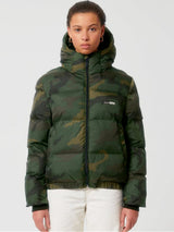 Immaculate Vegan - VEGAN Happy Vegan Unisex AOP Oversized Puffer Jacket | Camo Camo / XXS