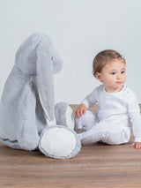 Immaculate Vegan - VEGAN Happy Vegan Babies' Giant Zippie Bunny Grey / One Size