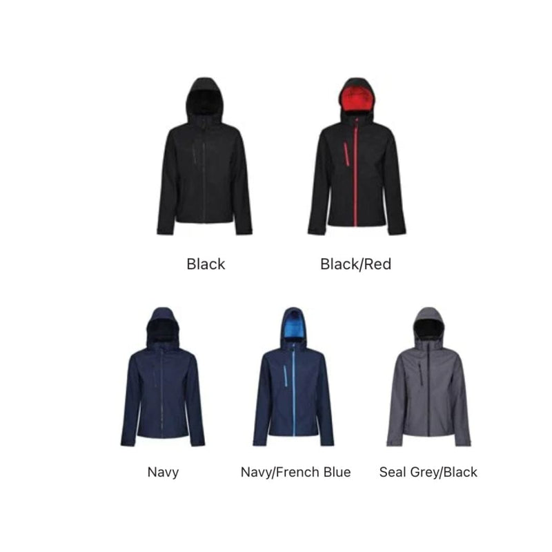 VEGAN Happy Vegan Men's Venturer 3-layer Hooded Softshell Jacket | Multiple Colours S / Navy