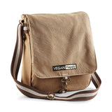 Immaculate Vegan - VEGAN Happy Vegan Canvas Messenger Bag Sahara / One Size