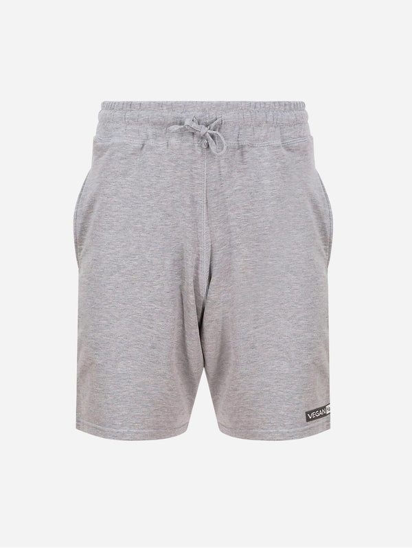 VEGAN Happy Vegan Men's Cool Jog Shorts | Grey Sports Grey / XL 36"