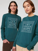 Immaculate Vegan - VEGAN Happy Vegan Unisex 'Worn With Love' Dry Feel Long Sleeve T-Shirt | Multiple Colours Stargazer / XS