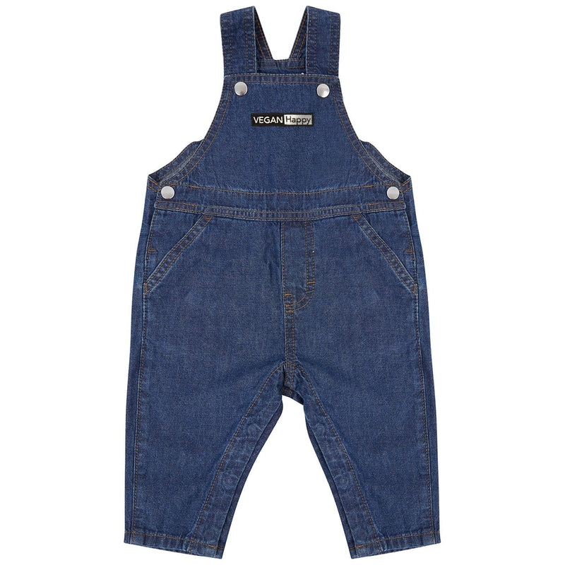 VEGAN Happy Vegan Babies' and Kids' Denim Dungarees