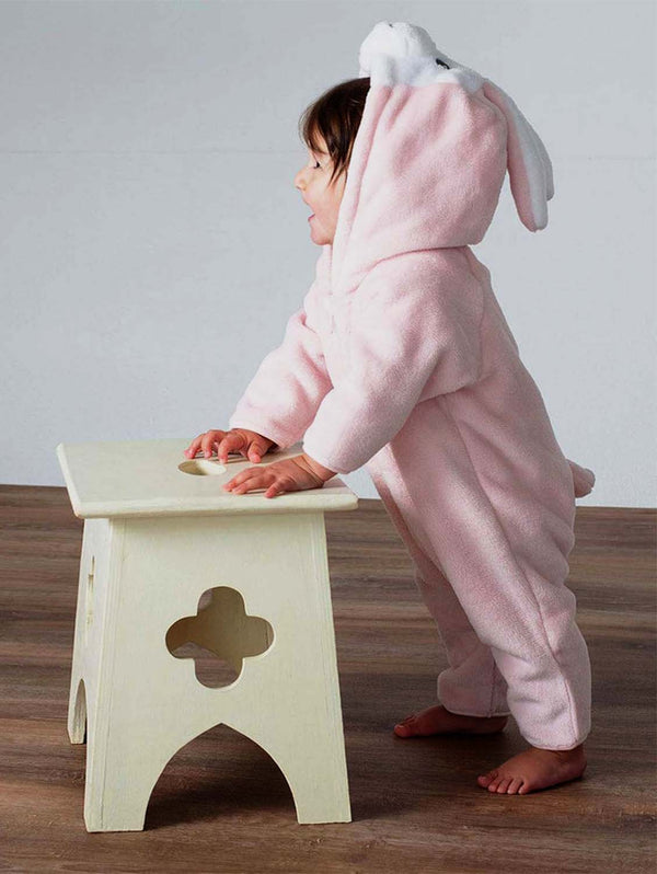 VEGAN Happy Vegan Babies' Rabbit All-in-One | Pink