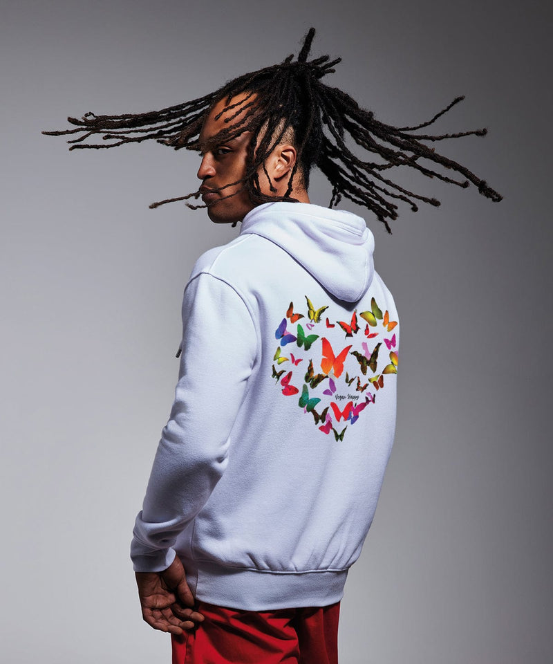 VEGAN Happy Vegan Butterfly Effect Hoodie - Unisex