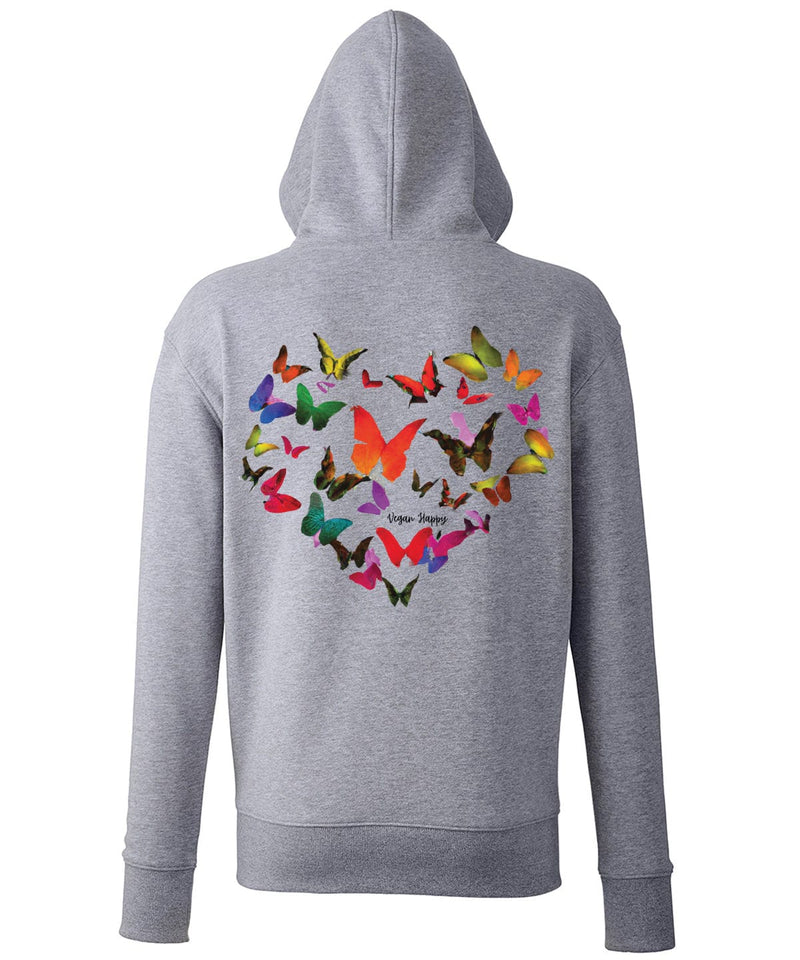 VEGAN Happy Vegan Butterfly Effect Hoodie - Unisex