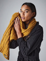 Immaculate Vegan - VEGAN Happy *Vegan Cable Knit Melange Scarf