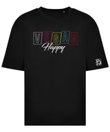 Immaculate Vegan - VEGAN Happy Vegan Colours Oversized Tee