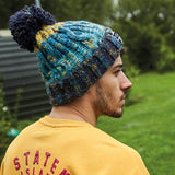 Immaculate Vegan - VEGAN Happy Vegan Corkscrew Pom Pom Beanie