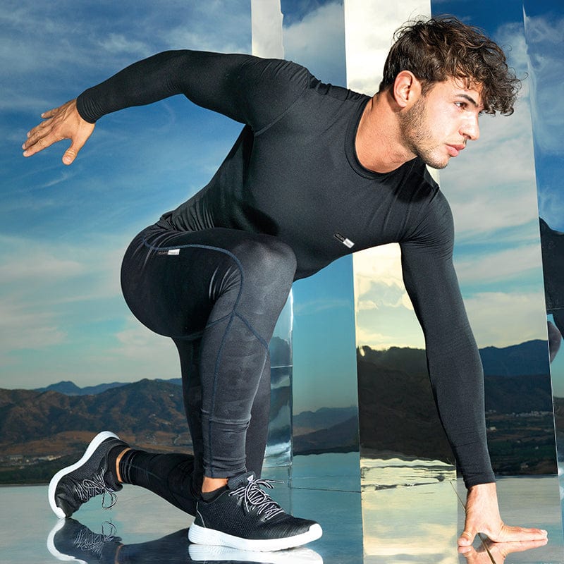 VEGAN Happy Vegan Gym Leggings - Men's TriDri Training Sports Wear Gym Leggings