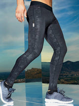 Immaculate Vegan - VEGAN Happy *Vegan Gym Leggings - Men's TriDri Training Sports Wear Gym Leggings