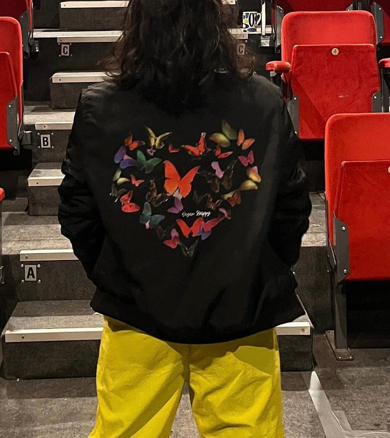 VEGAN Happy Vegan Happy Bomber Jacket