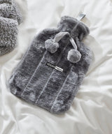 Immaculate Vegan - VEGAN Happy Vegan Luxury Faux Fur Hot Water Bottle & Cover