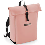 Immaculate Vegan - VEGAN Happy Vegan Matte PU Roll-Top Backpack