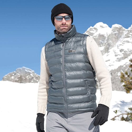 VEGAN Happy Vegan Men's Gilet - Ice Bird Padded