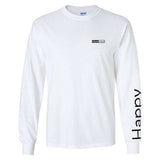 Immaculate Vegan - VEGAN Happy Vegan Men's 'Happy' Ultra Cotton Long Sleeve Tee