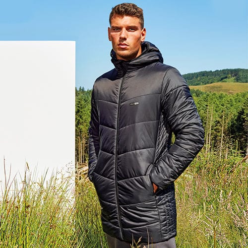 VEGAN Happy Vegan Men's Microlight Puffer Coat