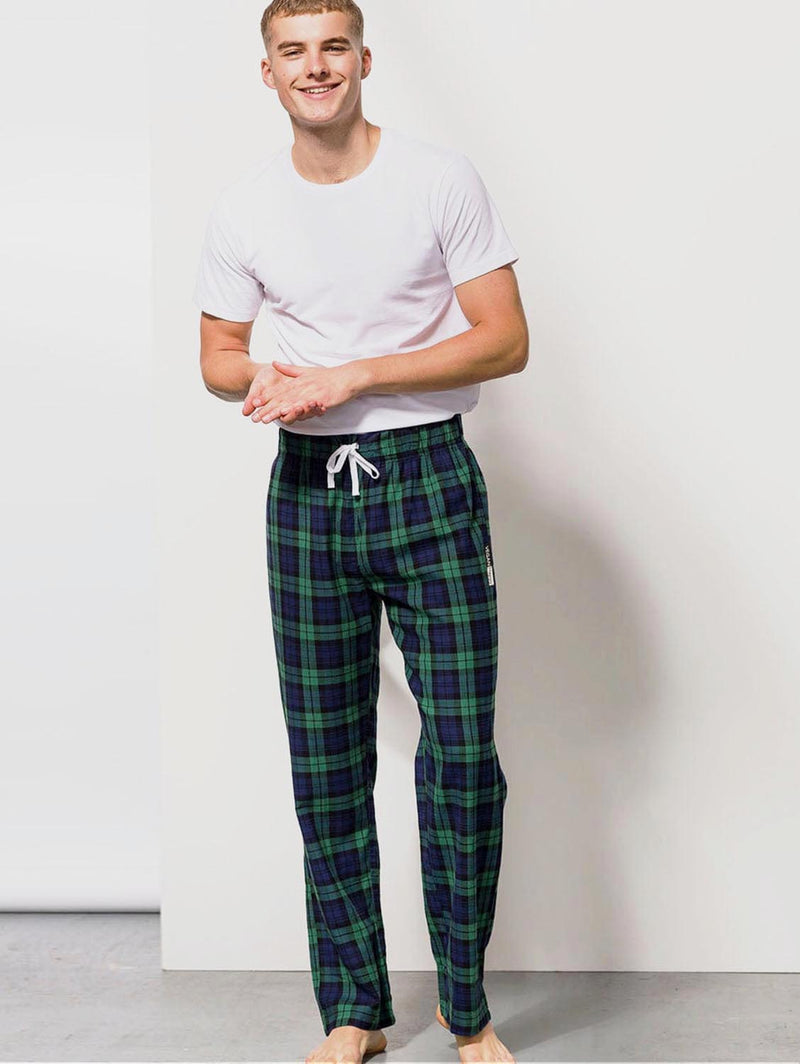 Vegan Men's Tartan Lounge Pants | Multiple Colours