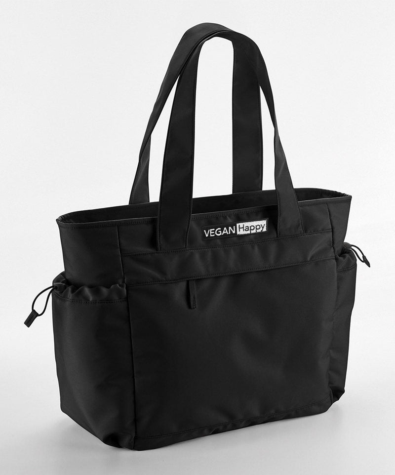 VEGAN Happy Vegan Oversized Recycled Tote