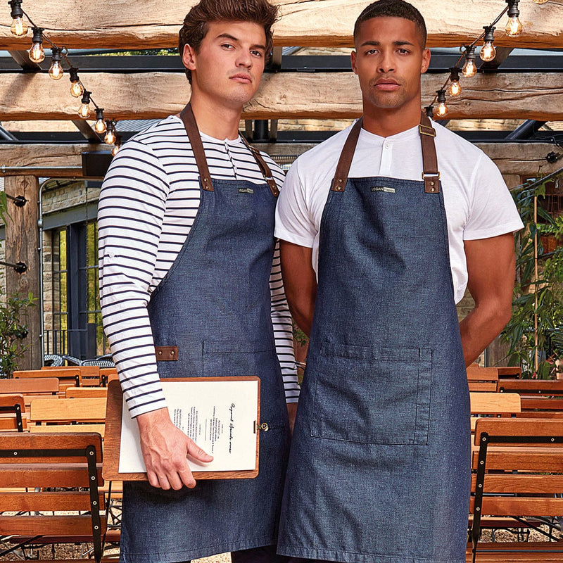 VEGAN Happy Vegan Oxford Bib Apron