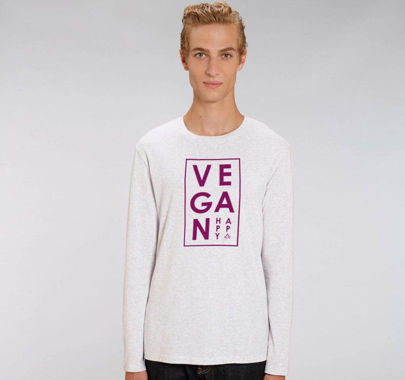 VEGAN Happy Vegan T-Shirt - 'Vegan Boxed' Unisex Shuffler