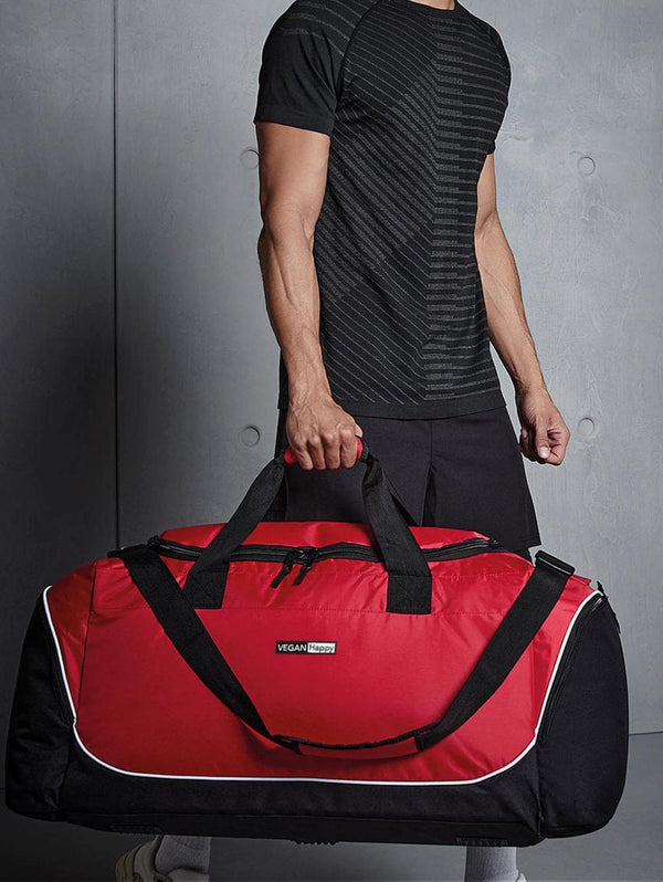 VEGAN Happy Vegan Teamwear Jumbo Gym Bag | Multiple Colours