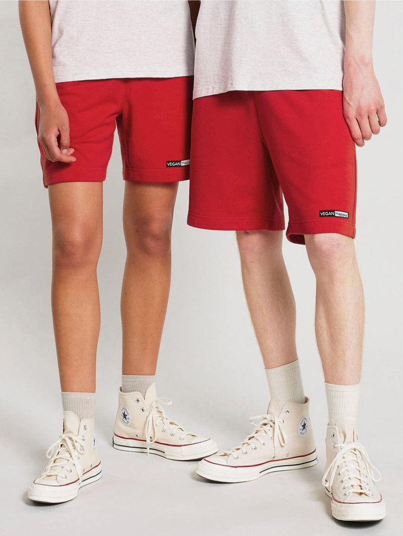 VEGAN Happy Vegan Trainer Unisex Terry Shorts | Multiple Colours