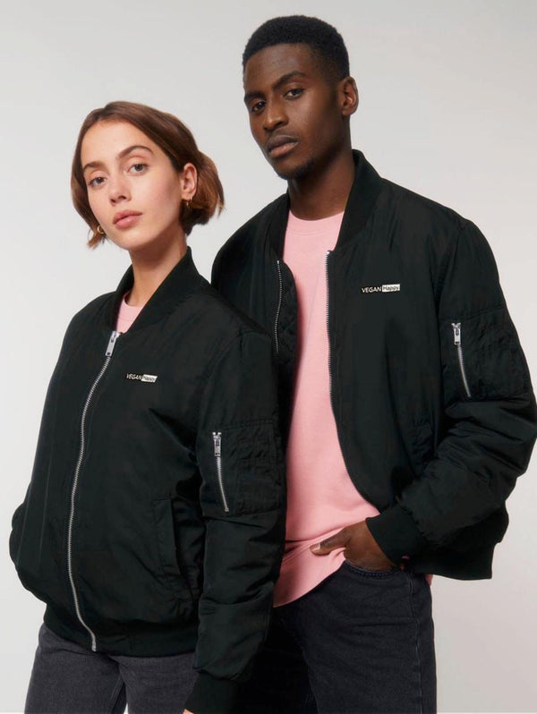 VEGAN Happy *Vegan Unisex Classic Bomber Jacket