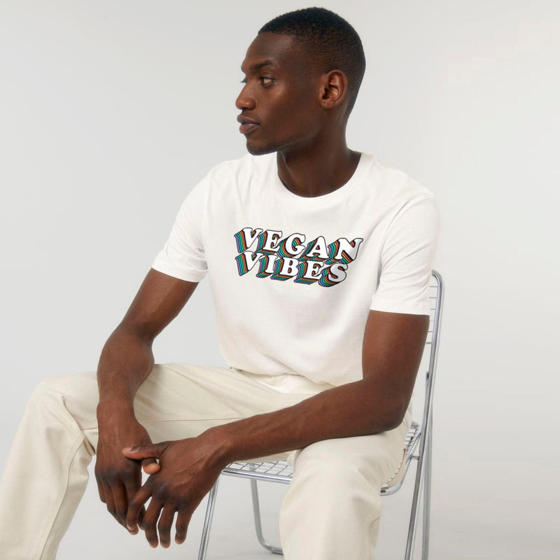 VEGAN Happy Vegan Unisex Creator 'Vegan Vibes' T-Shirt