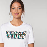 Immaculate Vegan - VEGAN Happy Vegan Unisex Creator 'Vegan Vibes' T-Shirt